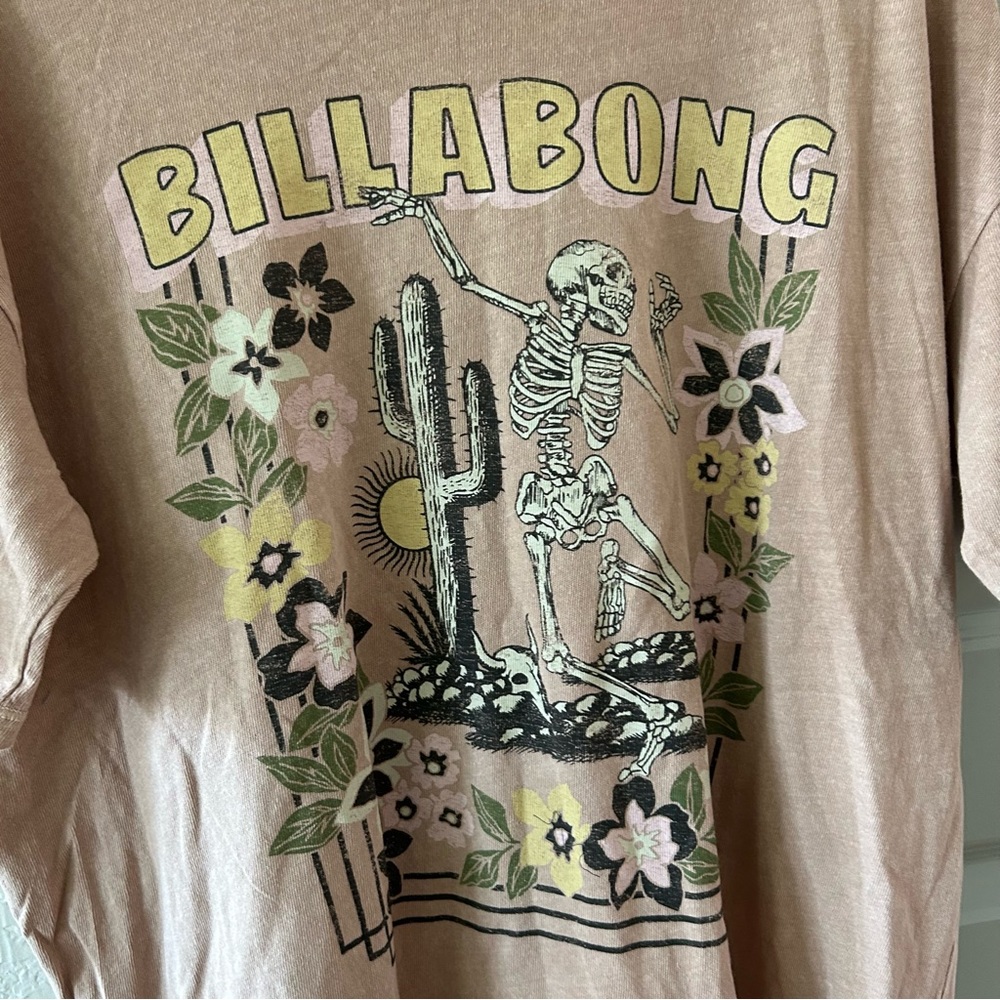 New Billabong Deep Desert Skeleton Tee - Picture 5 of 6